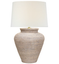 MACON TABLE LAMP  LARGE - WHITE WASH
