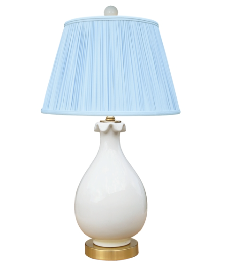 ANNE LAMP W/ PLEATED SHADE