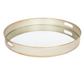 ROUND MIRRORED TRAY