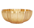 ROUND GOLD LEAF BOWL