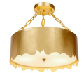 KIRBY PENDANT - GOLD LEAF