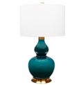 DALLAS TABLE LAMP - DARK TURQOUISE