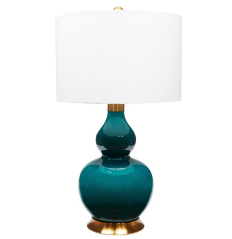 DALLAS TABLE LAMP - DARK TURQOUISE
