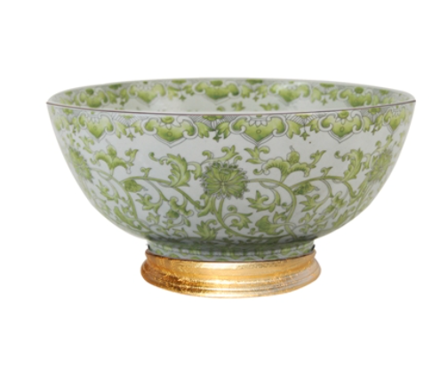 PORCELAIN BOWL - GREEN GARDEN