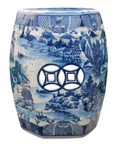GARDEN STOOL - CHINOISERIE