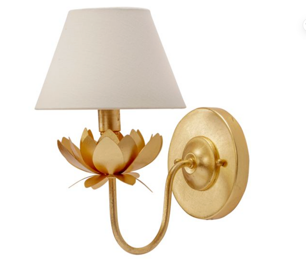 GOLD LEAF SCONCE