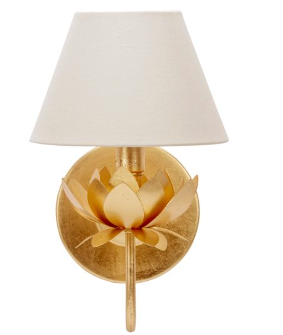 GOLD LEAF SCONCE