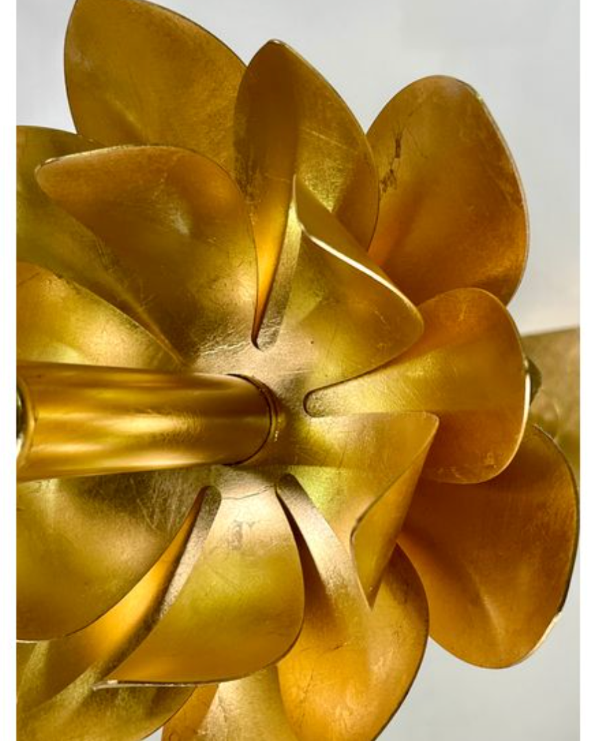 GOLD LEAF SCONCE