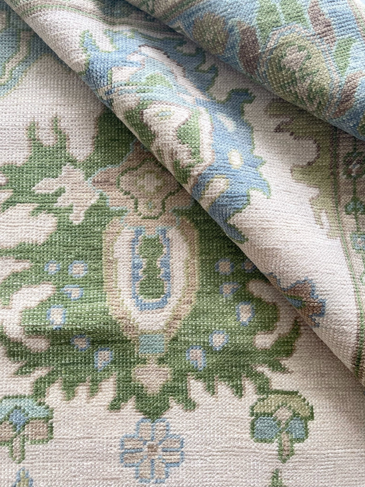 Townes modern Oushak rug by Milagro Collective