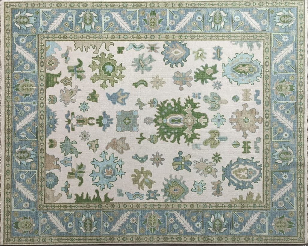 Townes modern Oushak rug by Milagro Collective