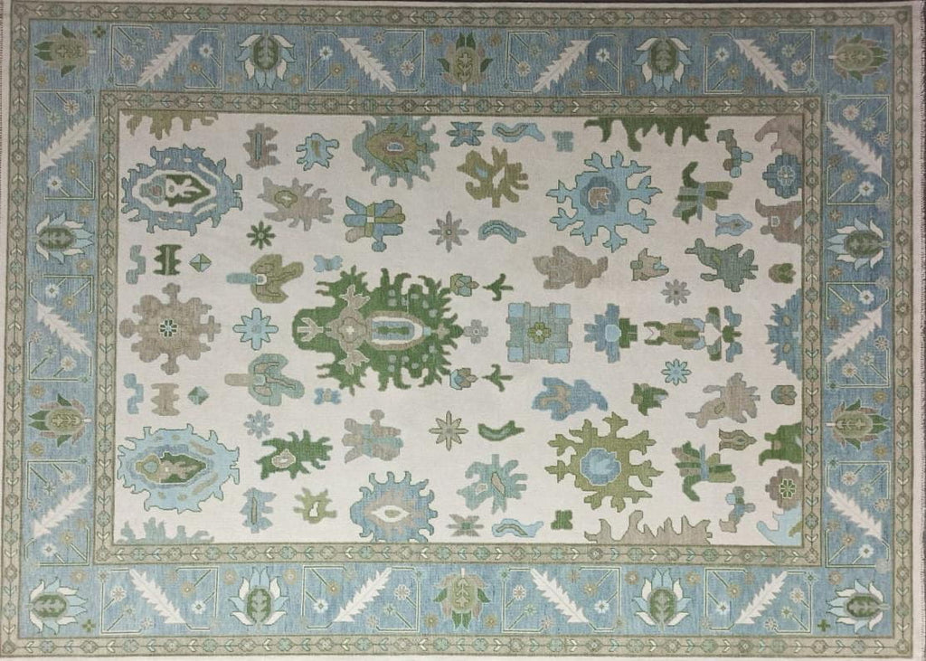 Townes modern Oushak rug by Milagro Collective