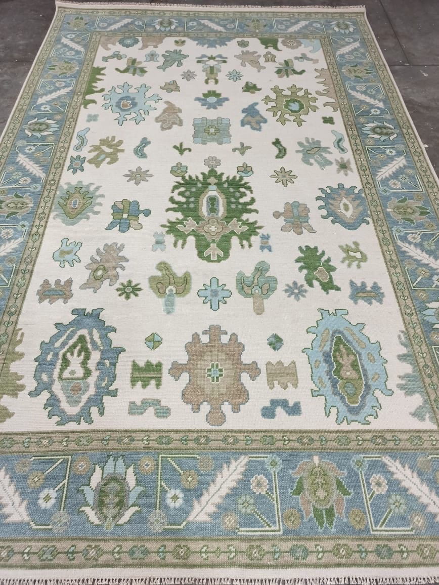 Townes modern Oushak rug by Milagro Collective