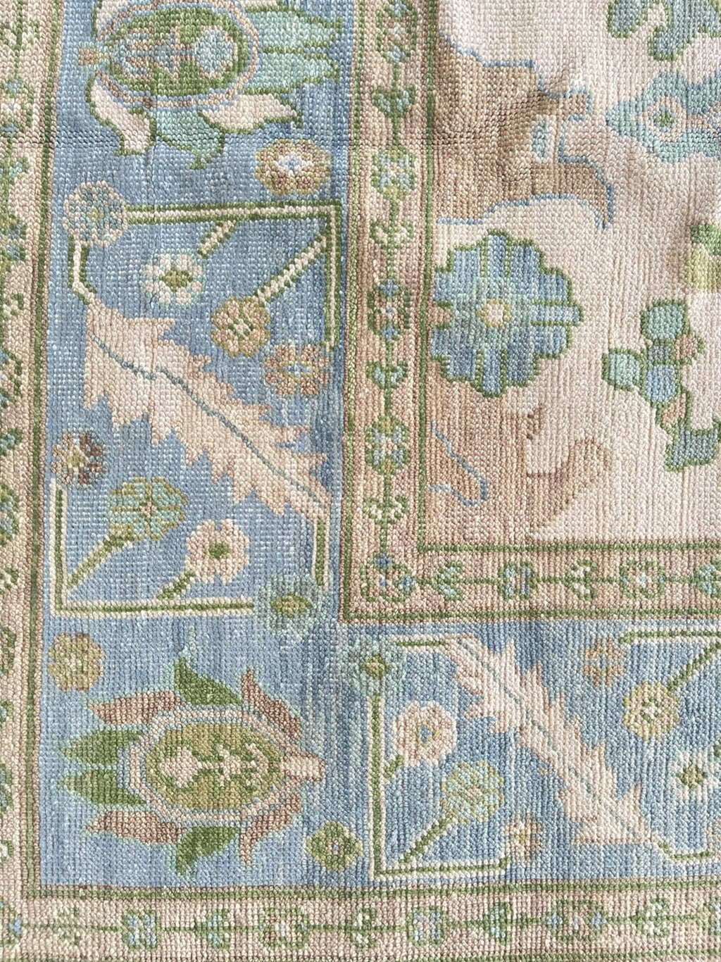 Townes modern Oushak rug by Milagro Collective