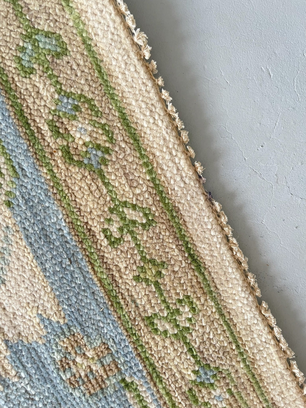 Townes modern Oushak rug by Milagro Collective