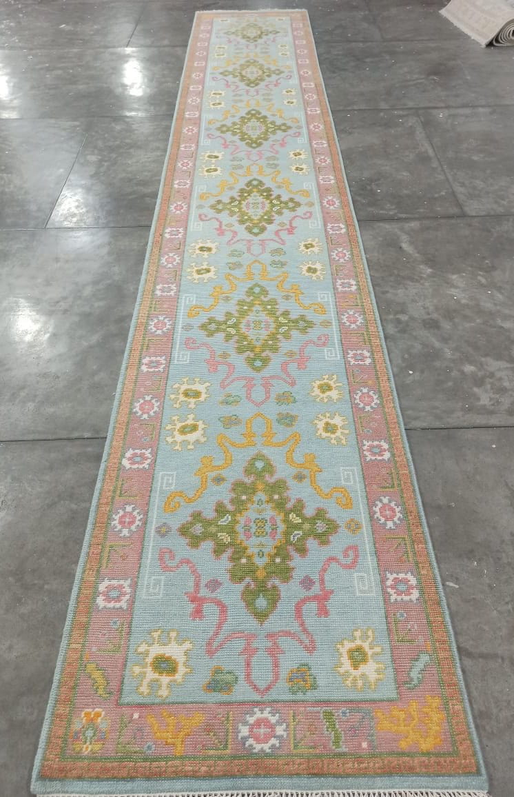 Hennessey modern Oushak rug by Milagro Collective