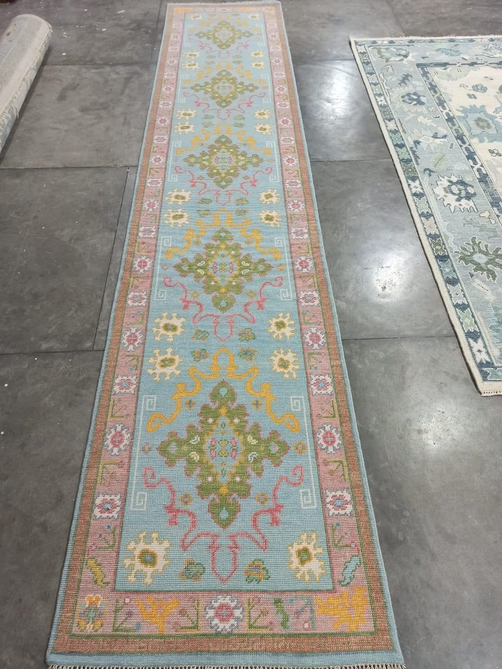 Hennessey modern Oushak rug by Milagro Collective