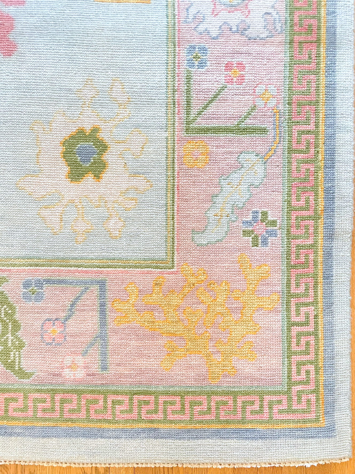 Hennessey modern Oushak rug by Milagro Collective