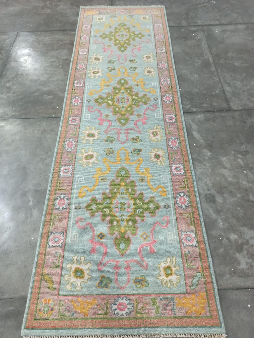 Hennessey modern Oushak rug by Milagro Collective